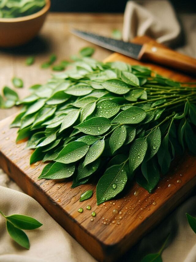 Benefits of chewing curry leaves