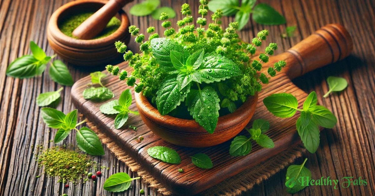 Eating Tulsi Leaves for Health