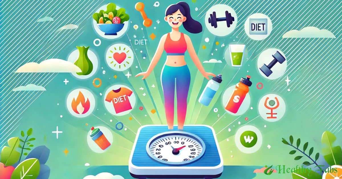 A healthy woman showing weight loss transformation after following a 2-month diet and exercise plan to lose 10 kilos