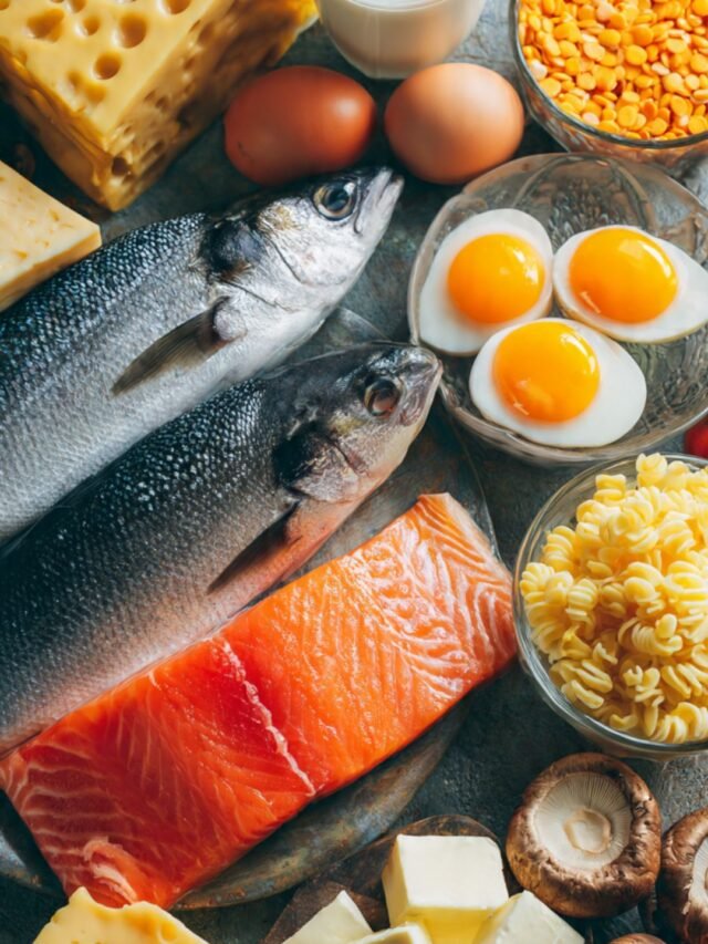 Top natural Vitamin D sources including sunlight, fish, eggs, and milk